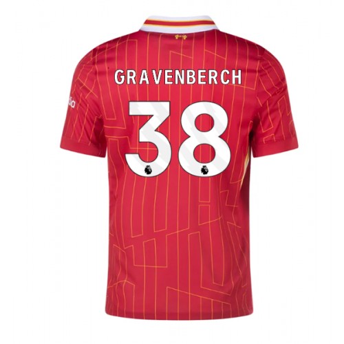 Moški Nogometni dresi Liverpool Ryan Gravenberch #38 Domači 2024-25 Kratek Rokav